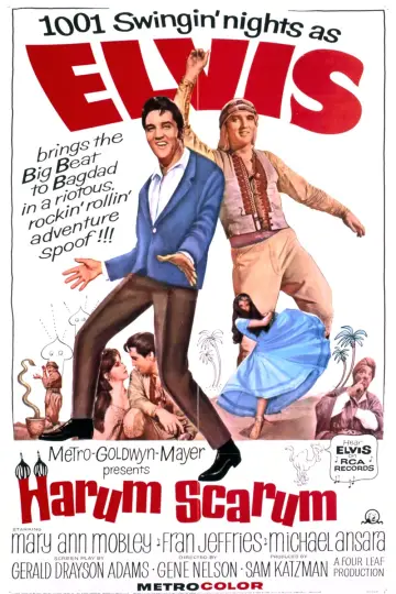 Poster to the movie "Harum Scarum" #1116283