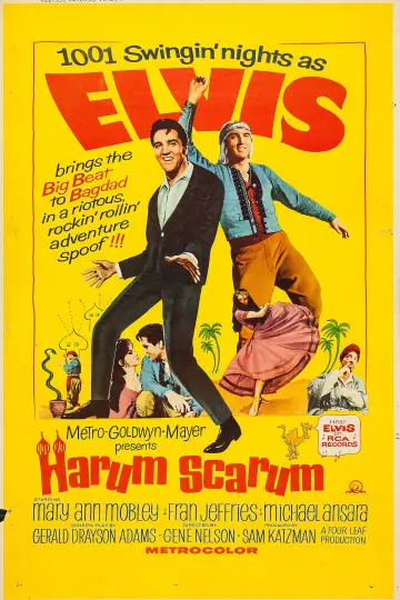 Poster to the movie "Harum Scarum" #1116284