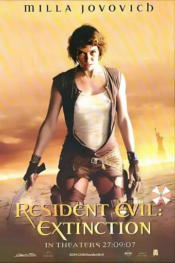 Poster to the movie "Resident Evil: Extinction" #978226