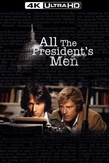 Poster to the movie "All the President