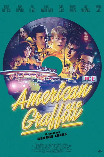 Poster to the movie "American Graffiti" #877922