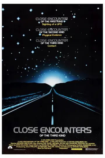 Poster to the movie "Close Encounters of the Third Kind" #221958