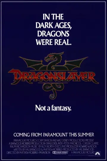 Poster to the movie "Dragonslayer" #903552