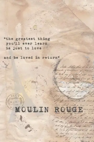 Poster to the movie "Moulin Rouge!" #965817