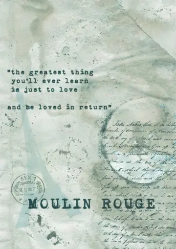 Poster to the movie "Moulin Rouge!" #965818