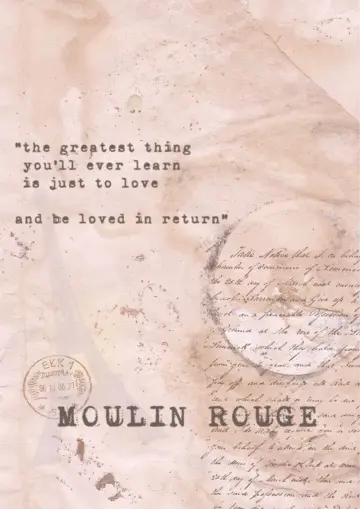 Poster to the movie "Moulin Rouge!" #965819