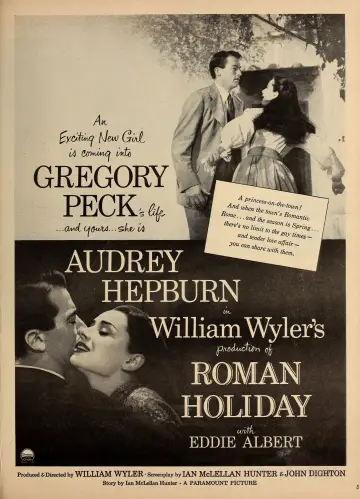 Poster to the movie "Roman Holiday" #636059