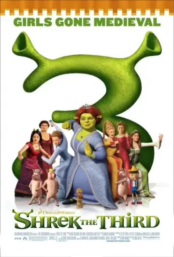 Poster to the movie "Shrek the Third" #913958