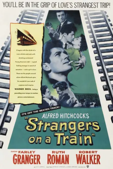Poster to the movie "Strangers on a Train" #938268