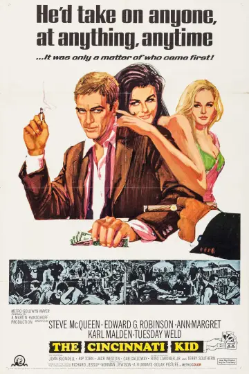Poster to the movie "The Cincinnati Kid" #1078041