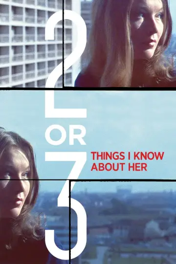 Poster to the movie "2 or 3 Things I Know About Her" #1051705
