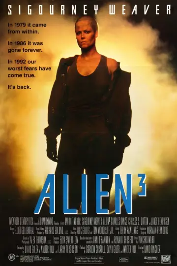 Poster to the movie "Alien³" #78613
