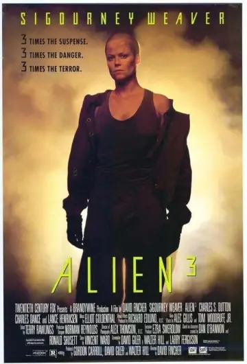 Poster to the movie "Alien³" #78617