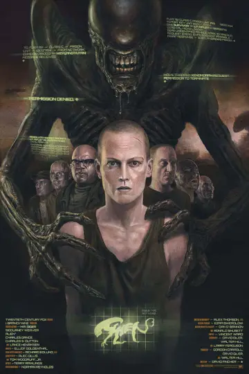 Poster to the movie "Alien³" #78618
