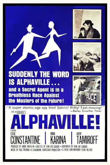 Poster to the movie "Alphaville" #992943