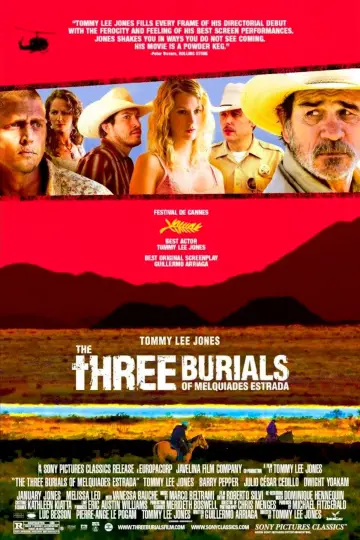 Poster to the movie "The Three Burials of Melquiades Estrada" #992163