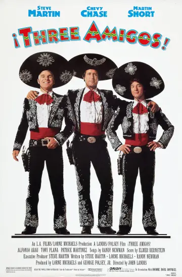Poster to the movie "¡Three Amigos!" #872513