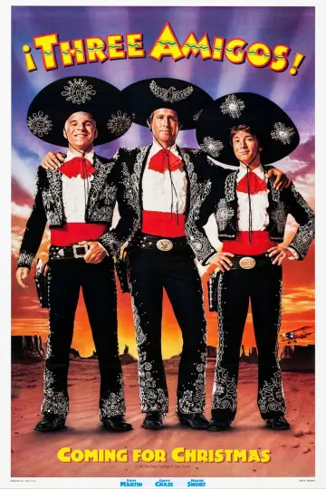 Poster to the movie "¡Three Amigos!" #872516