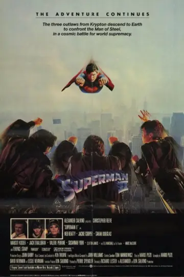 Poster to the movie "Superman II" #921533