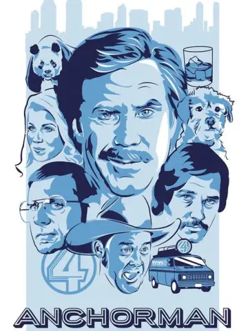 Poster to the movie "Anchorman: The Legend of Ron Burgundy" #860762