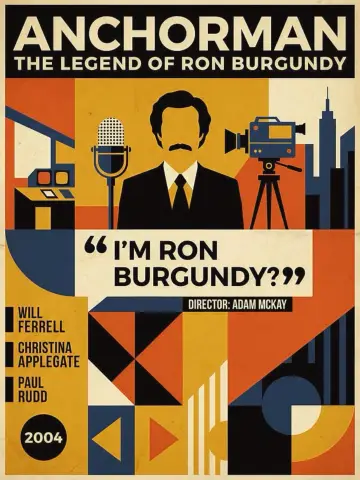 Poster to the movie "Anchorman: The Legend of Ron Burgundy" #860769