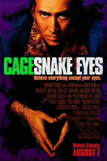 Poster to the movie "Snake Eyes" #883531