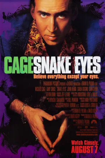 Poster to the movie "Snake Eyes" #883532