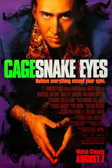 Poster to the movie "Snake Eyes" #883534