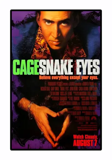 Poster to the movie "Snake Eyes" #883546