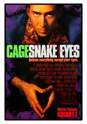 Poster to the movie "Snake Eyes" #883547