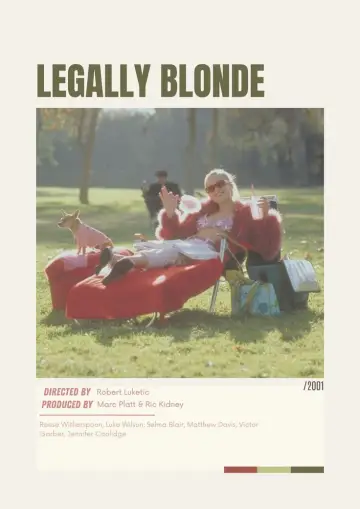 Poster to the movie "Legally Blonde" #1182898