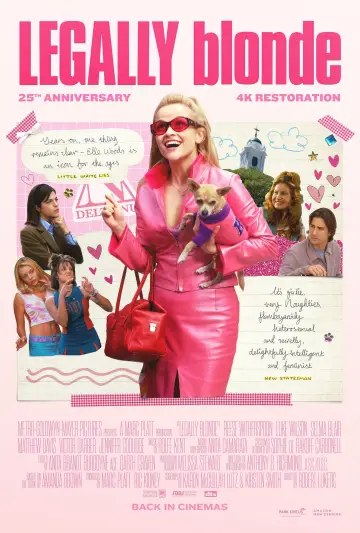 Poster to the movie "Legally Blonde" #837123