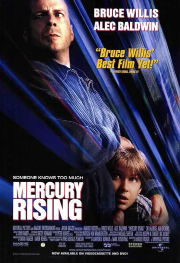 Poster to the movie "Mercury Rising" #878639