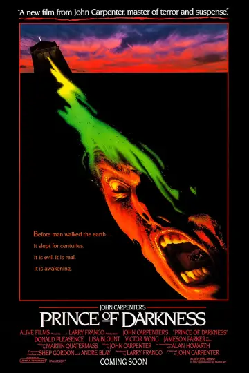Poster to the movie "Prince of Darkness" #264808