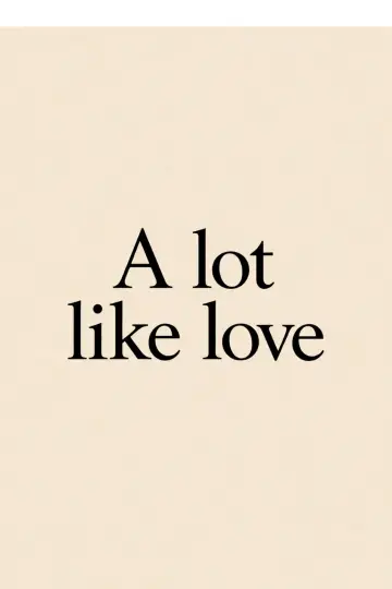 Poster to the movie "A Lot Like Love" #900242