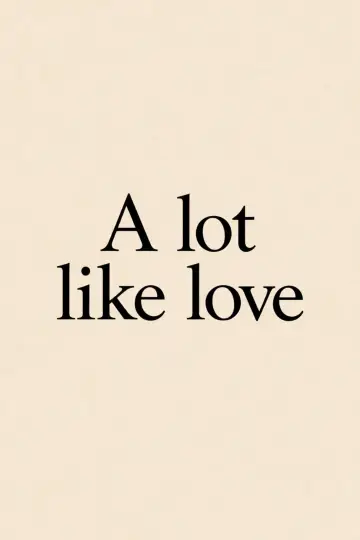 Poster to the movie "A Lot Like Love" #900243