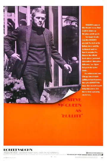 Poster to the movie "Bullitt" #809474