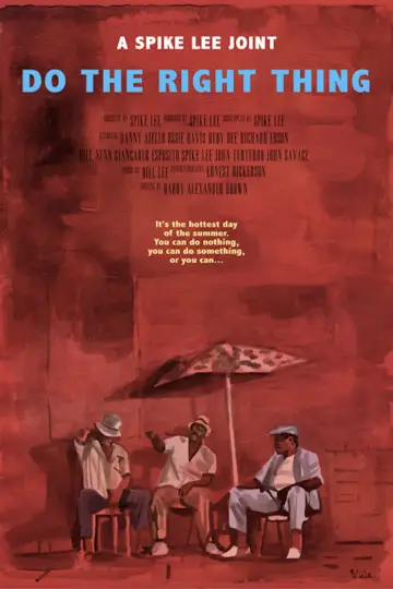 Poster to the movie "Do the Right Thing" #853389