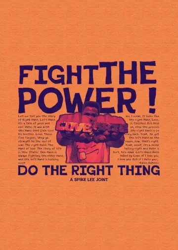 Poster to the movie "Do the Right Thing" #976803