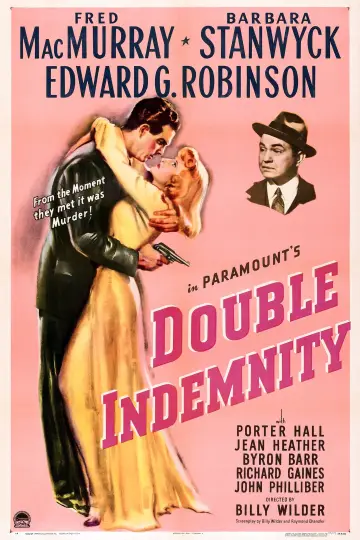 Poster to the movie "Double Indemnity" #128242