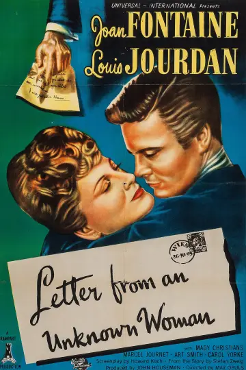 Poster to the movie "Letter from an Unknown Woman" #1053079