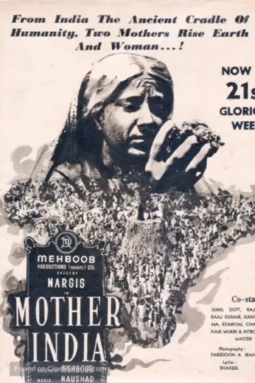 Poster to the movie "Mother India" #1111471