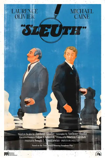 Poster to the movie "Sleuth" #791323