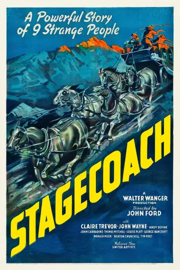 Poster to the movie "Stagecoach" #883198