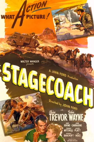 Poster to the movie "Stagecoach" #883207