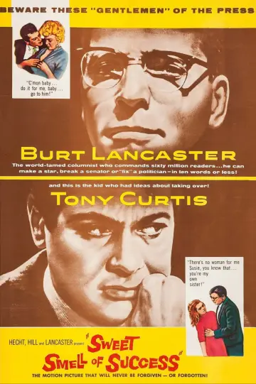 Poster to the movie "Sweet Smell of Success" #985584