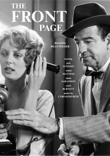 Poster to the movie "The Front Page" #989211
