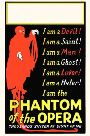 Poster to the movie "The Phantom of the Opera" #991827