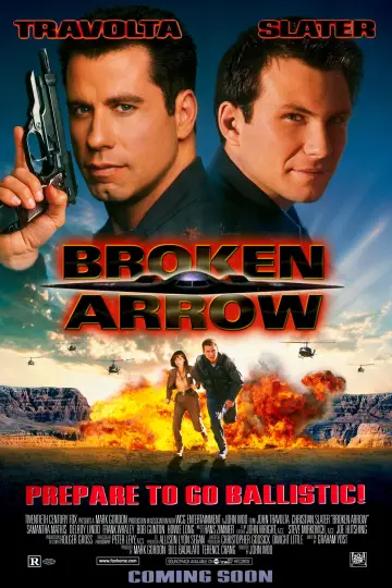 Poster to the movie "Broken Arrow" #859198
