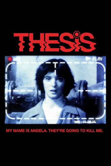 Poster to the movie "Thesis" #900275